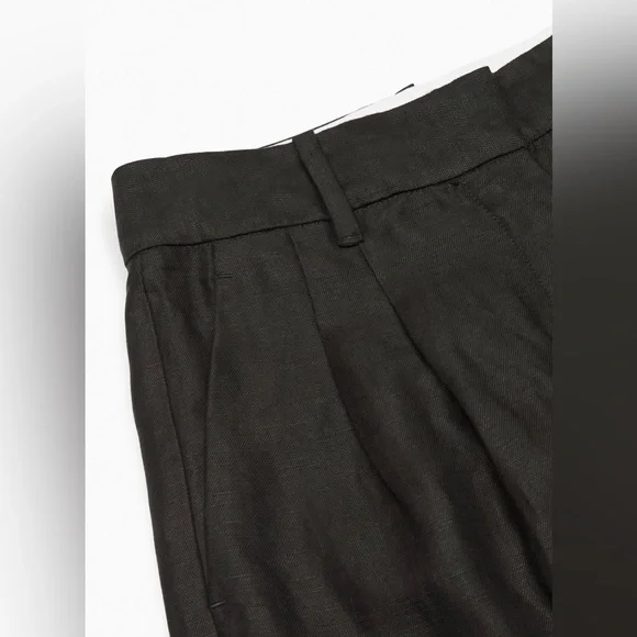 NWT - Aritzia Wilfred The Effortless Pant™ Linen - Size 6 - Black - Picture 3 of 9